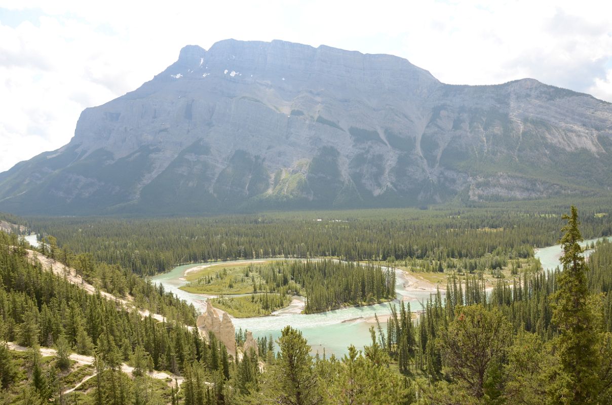 28 Mount Rundle With Bow River And Banff Hoodoos In Summer